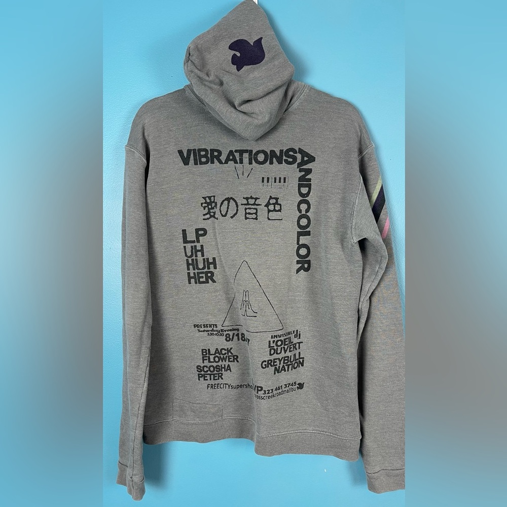 FREECITY VINTAGE FULL ZIP HOODIE SIZE 3 - Picture 4 of 6